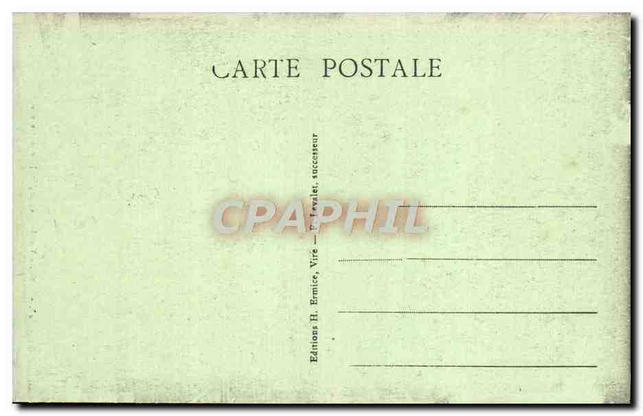 CPA Vire Vieille Mairon Style Renaissance — Rückseite