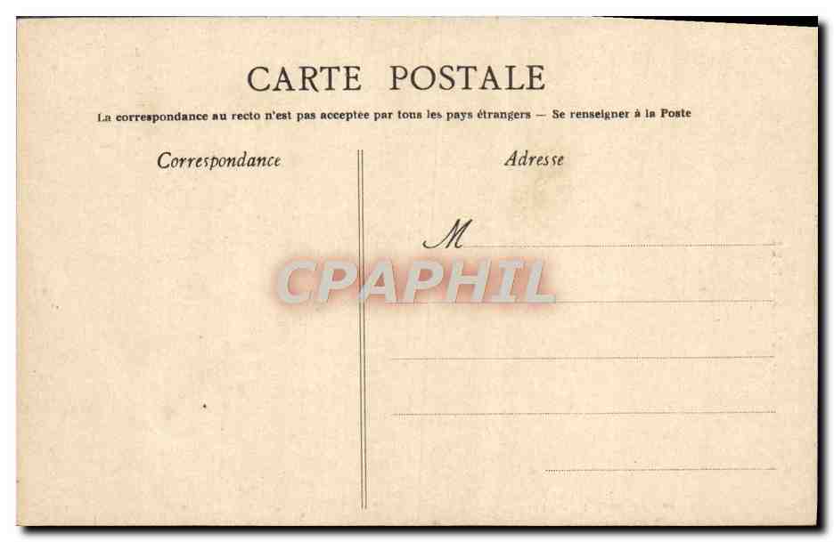 CPA Vire L'Andouille Folklore Cuisine — Rückseite