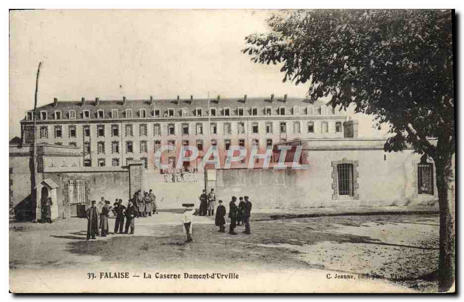Falaise — La Caserne Dumont-d'Urville — C. Jeanne, Éditeur