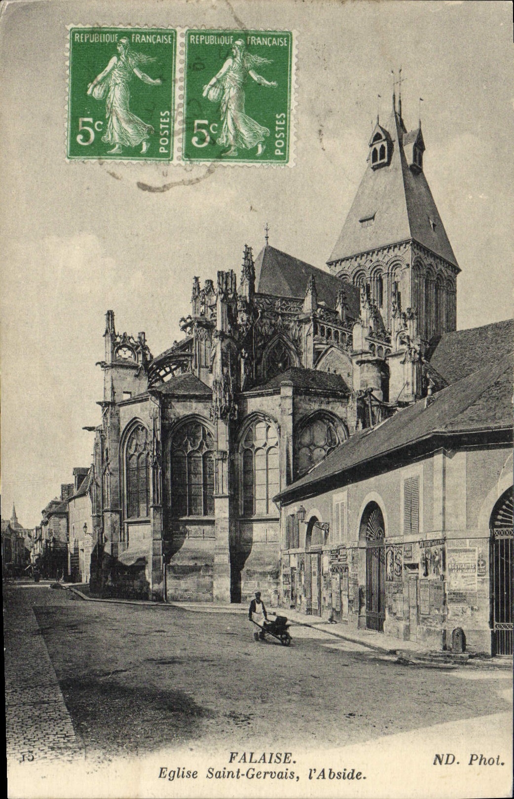 Falaise — Iglesia de San Gervasio, el Ábside — ND. Fot.