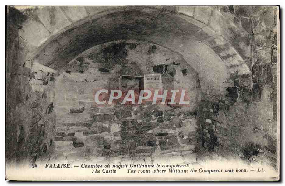 Falaise — Chambre où naquit Guillaume le Conquérant — LL