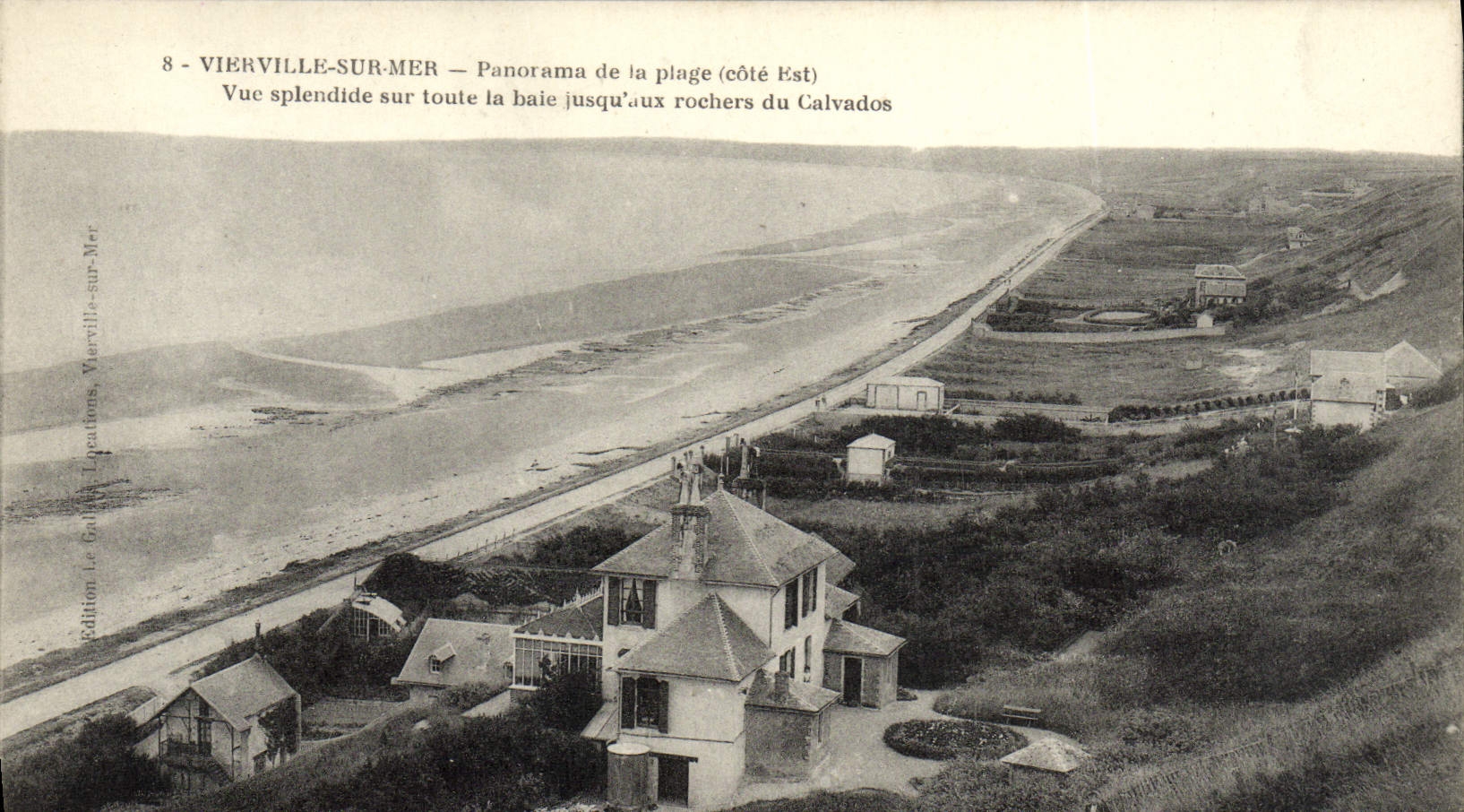 VIERVILLE-SUR-MER — Panorama der Strandseite (Ostseite) — Edition Le bonheur Vierville-sur-Mer