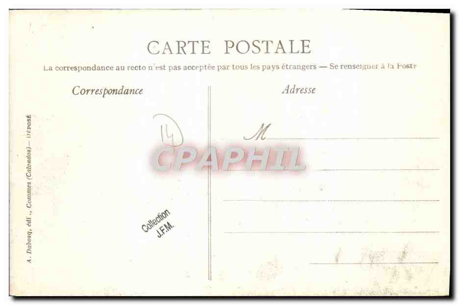 CPA Vierville Sur Mer Le Vaumicel — Verso