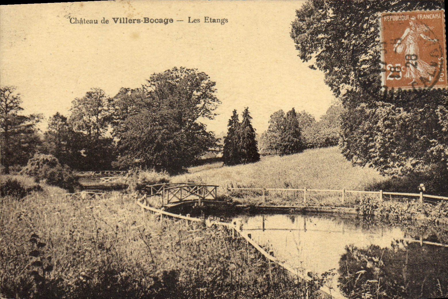 Château de Villers-Bocage — Les Etangs — Impr. Phot. A. Thiblat & Cie, Toulouse