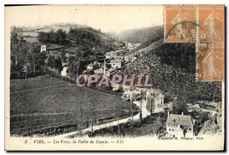 CPA Vire Les Vaux la Vallee de Canvie