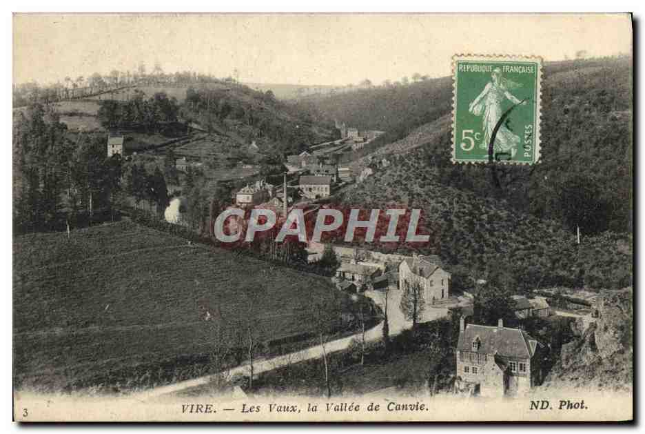 CPA Vire Les Vaux la Vallee de Canvie