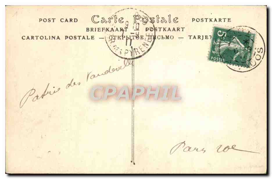 CPA Vire Les Vaux la Vallee de Canvie — Rückseite