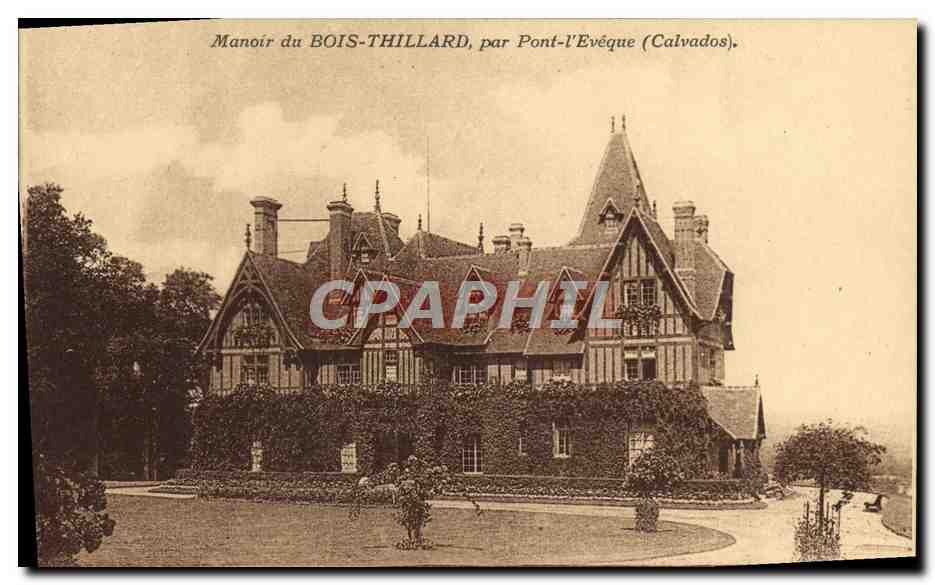 CPA Manoir du Bois Thillard Par Pont L'Eveque