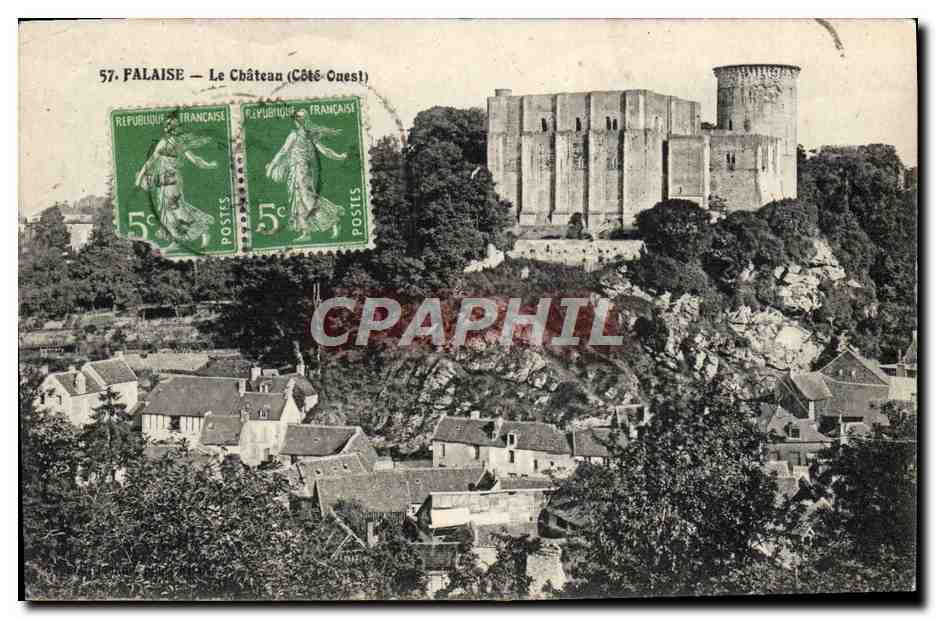 Falaise — El Castillo (Lado Oeste) — Editor desconocido, n° 57