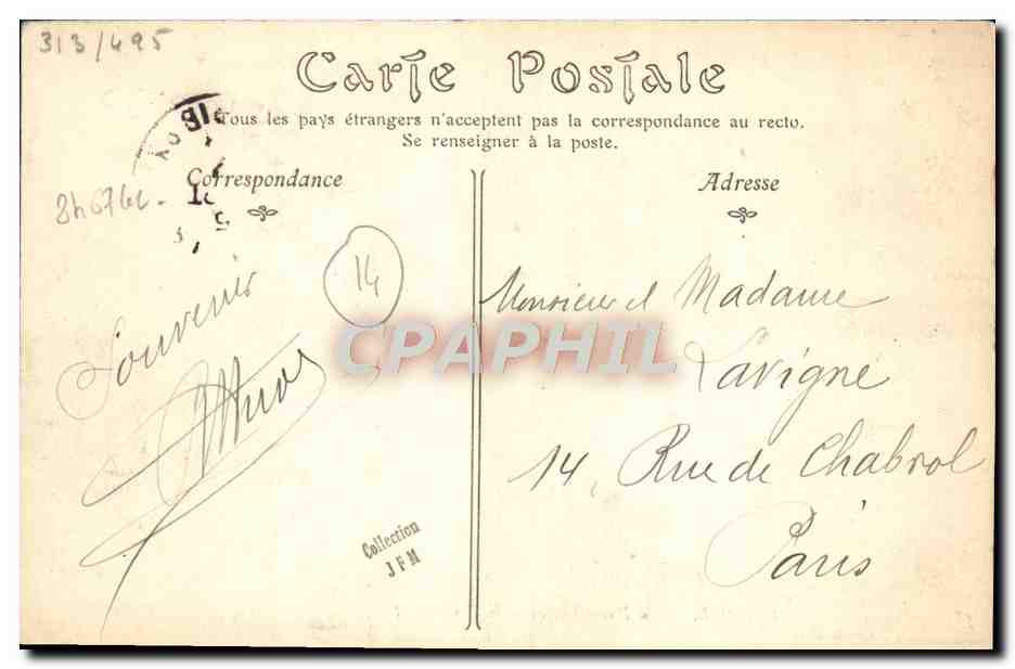 Falaise — La Place Guillaume le-Conquérant — ND Phot — Verso