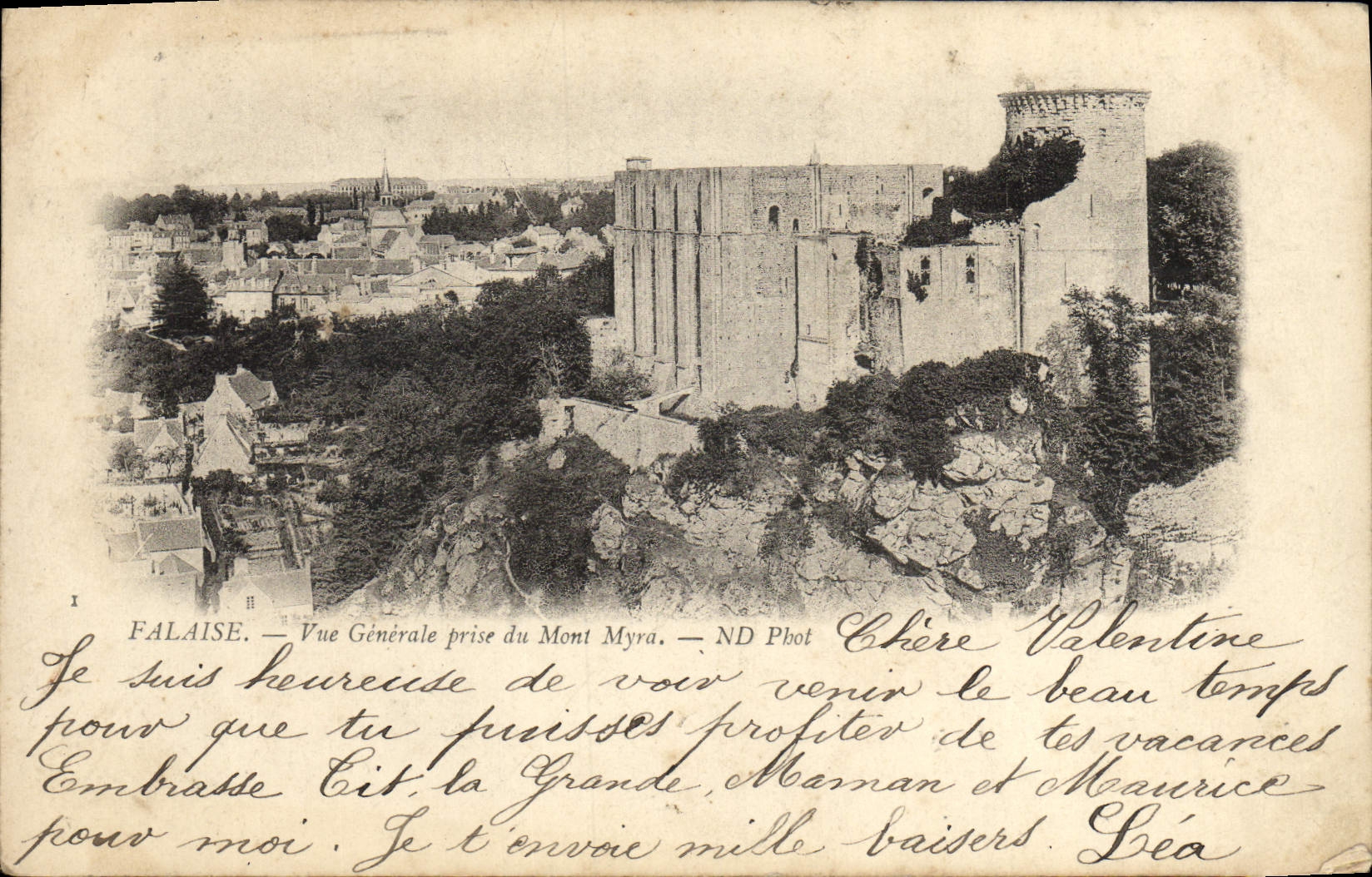 Falaise — Vue Générale prise du Mont Myra — ND Phot