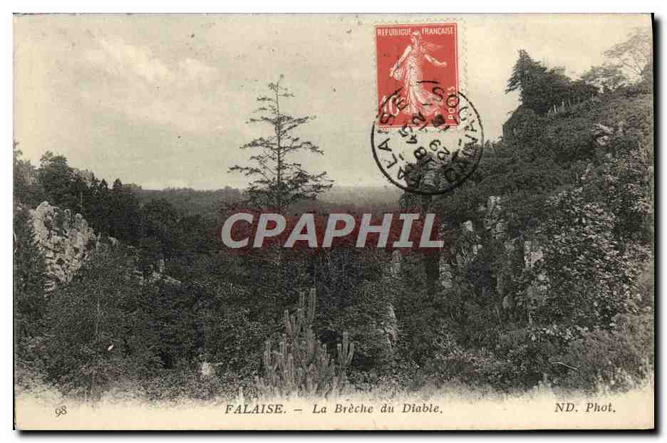 FALAISE — La Brèche du Diable — ND. Phot. - Recto