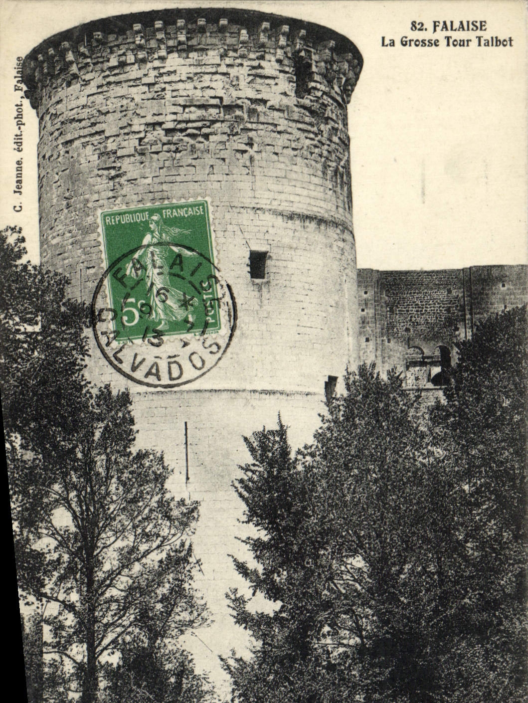 CPA Falaise La Grosse Tour Talbot