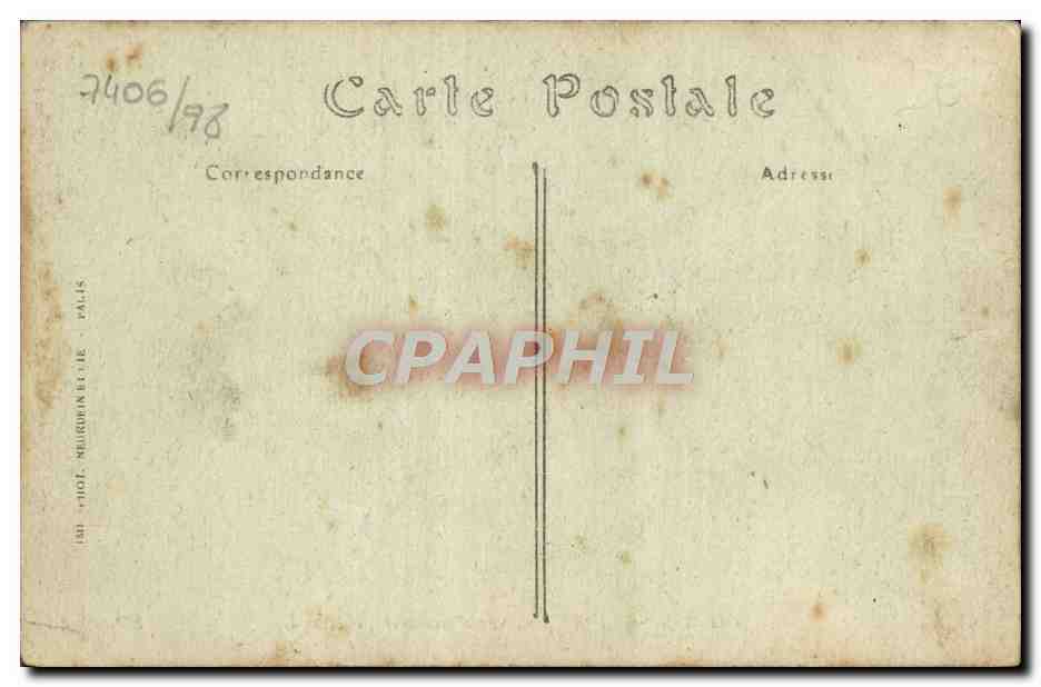 CPA Falaise Le Chateau Vue d'Ensemble Cote — Verso