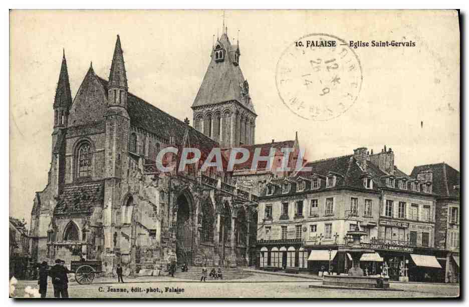 Falaise — Iglesia de San Gervasio — C. Jeanno, editor-fotógrafo, Falaise
