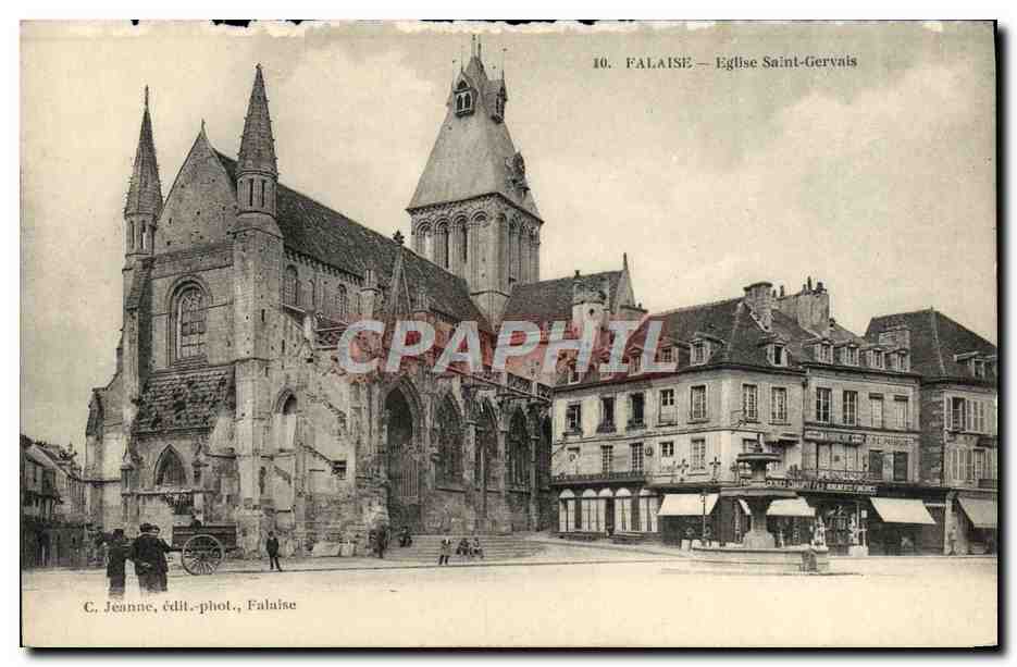 Falaise — Église Saint-Gervais — C. Jeanne, édit.-phot., Falaise