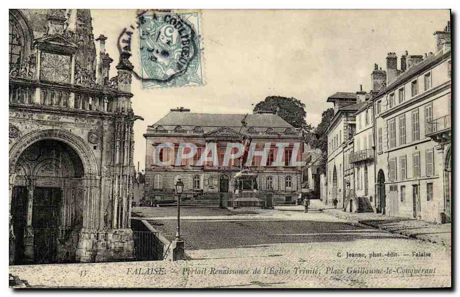 CPA Falaise Portali Renaissance de L'Eglise Trinite Place Guillaume le Conquerant
