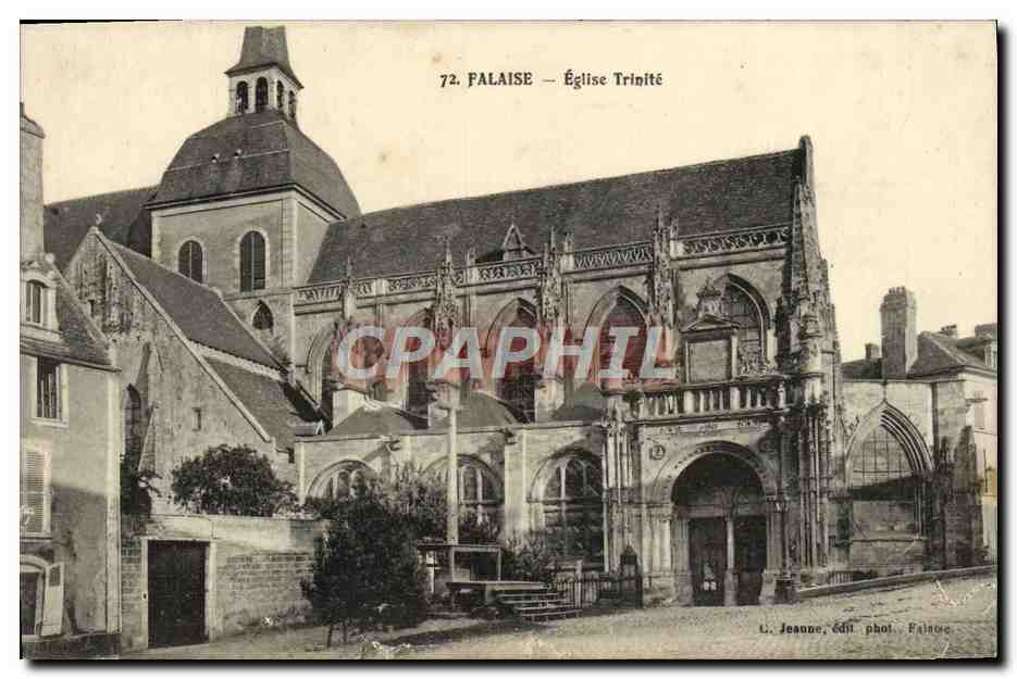 CPA Falaise Eglise Trinite