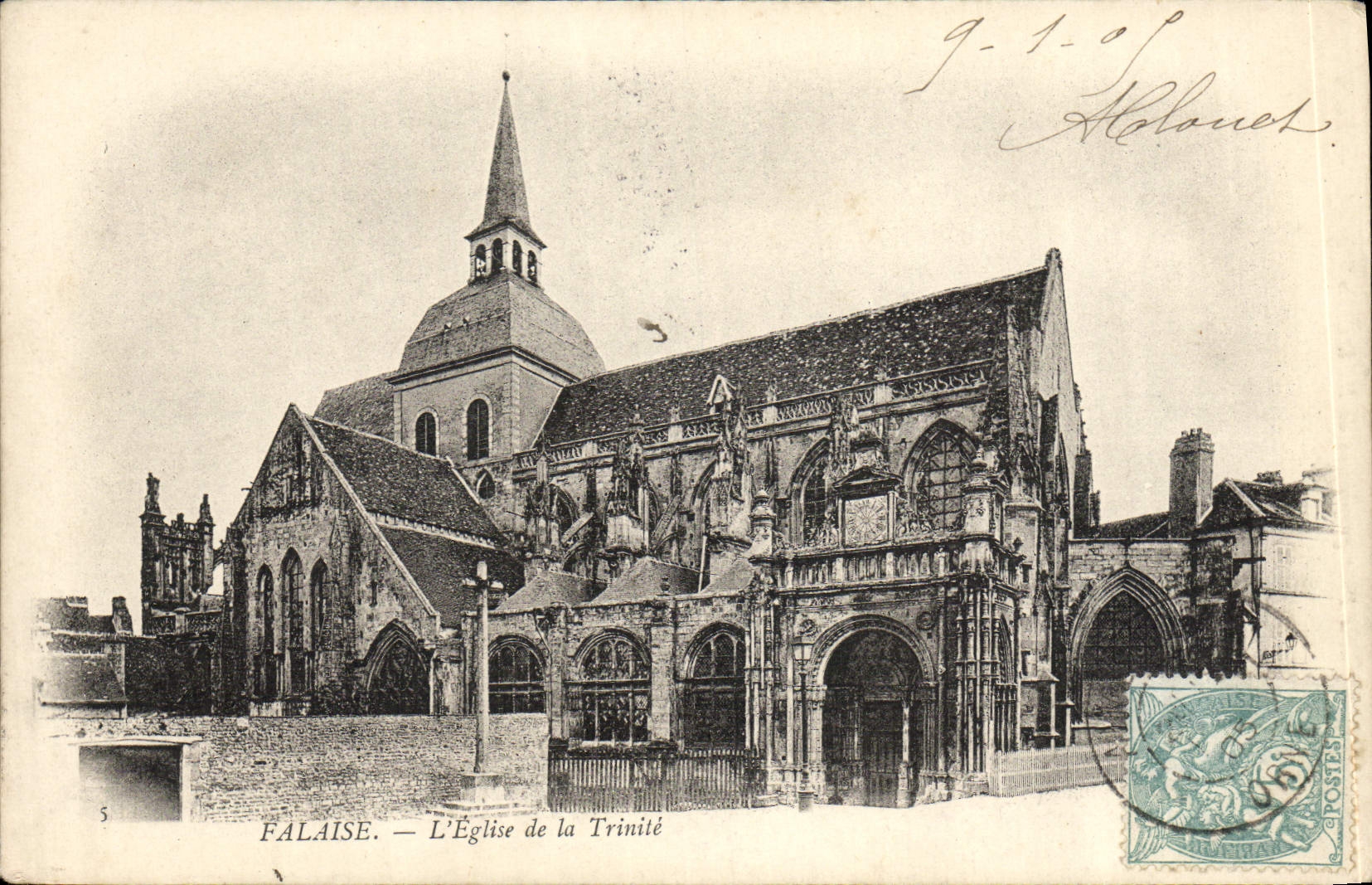 CPA Falaise L'Eglise de la Trinite