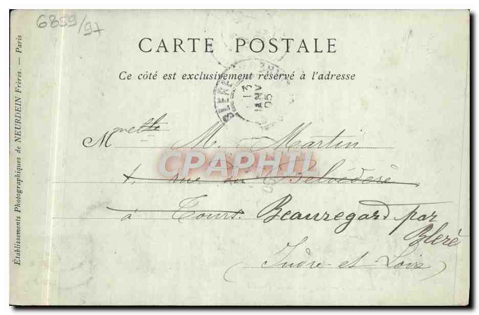 CPA Falaise L'Eglise de la Trinite — Verso