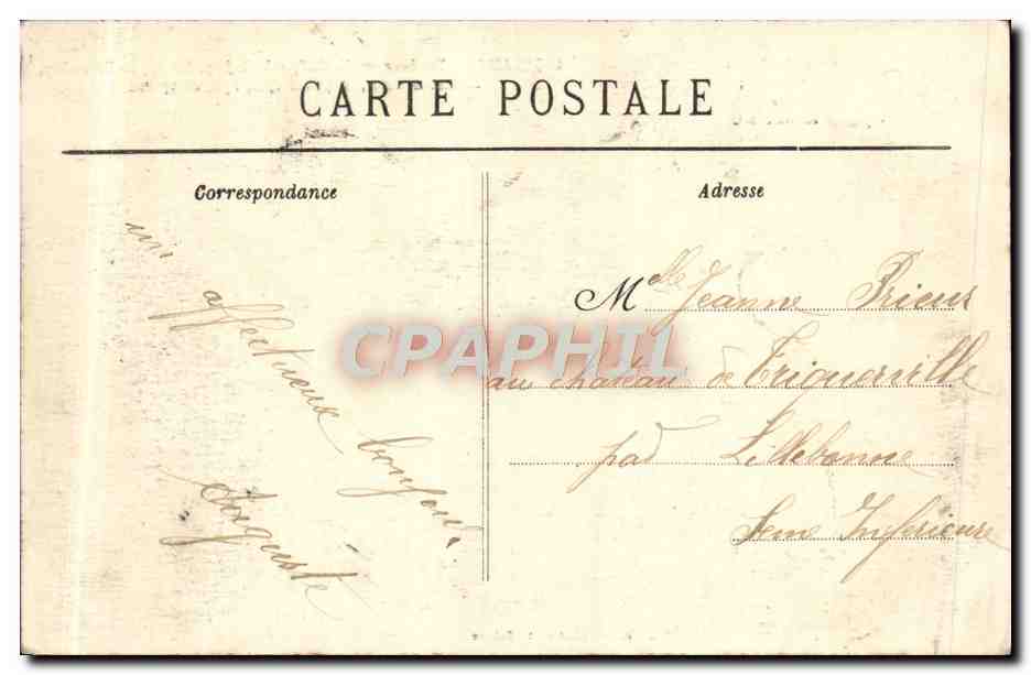 Falaise — Tombeau de Marie-Elisabeth Joly, femme de Dulembey — C. Jeonne, phot.-édit., Falaise — Reverso