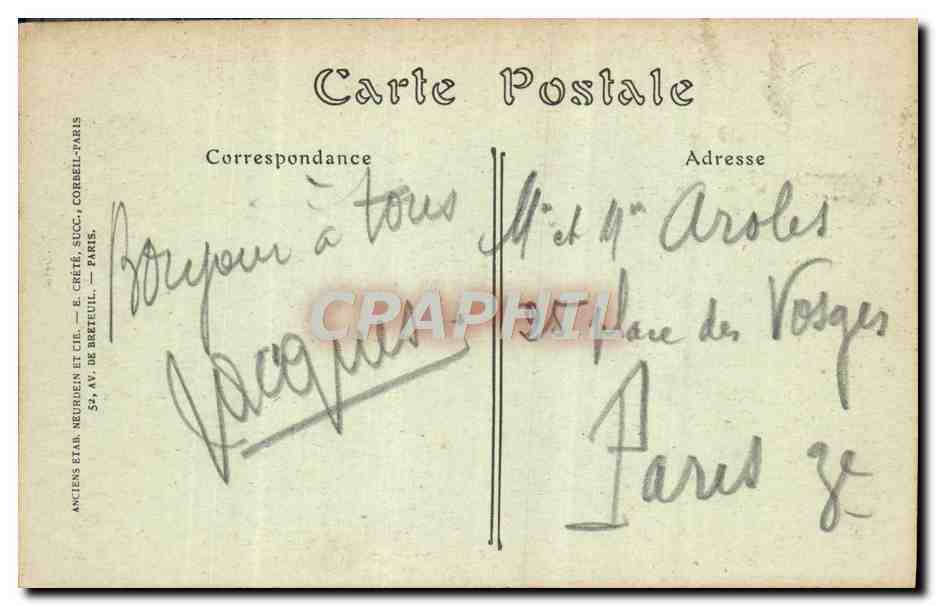 FALAISE — La Porte des Cordeliers — JND Hot — Rückseite