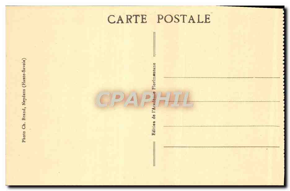 CPA Chateau de Montrottier Musee Leon Mares Salle des chevaliers — Rückseite