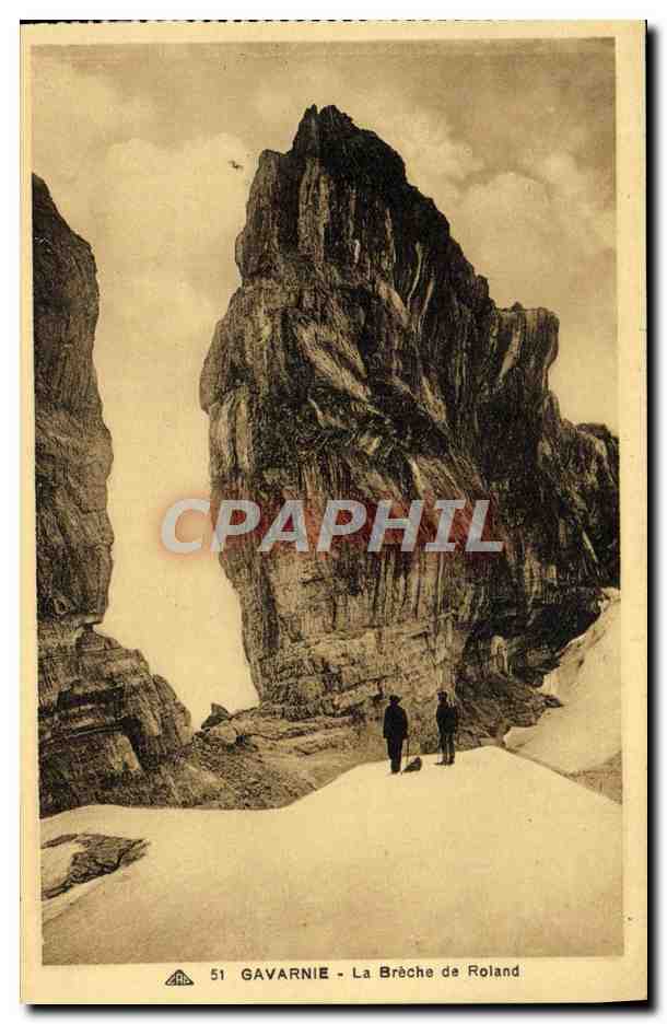 CPA Lourdes La Breche de Roland