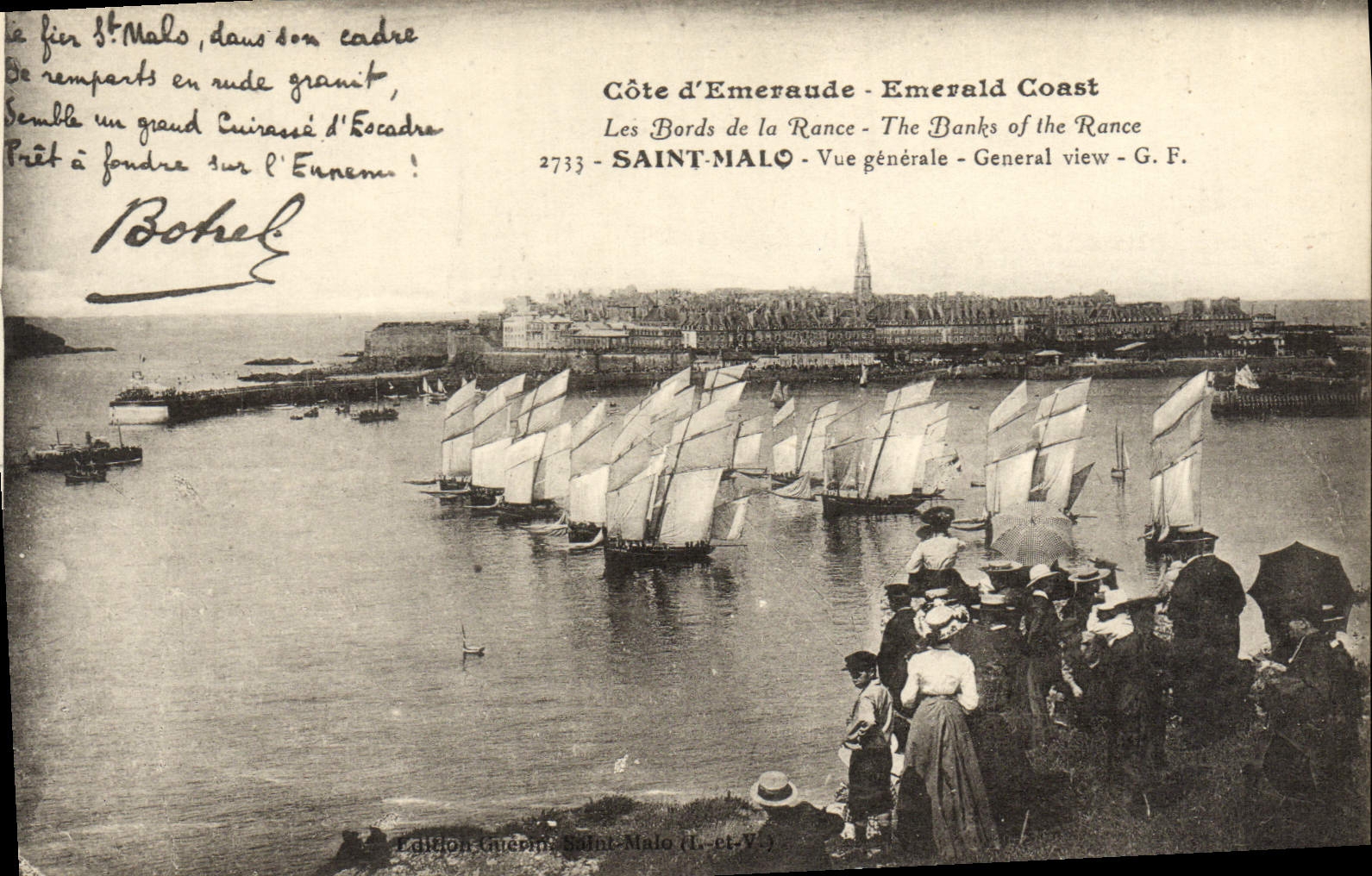 Saint-Malo - Vue générale - Édition Chermé, n° 2733