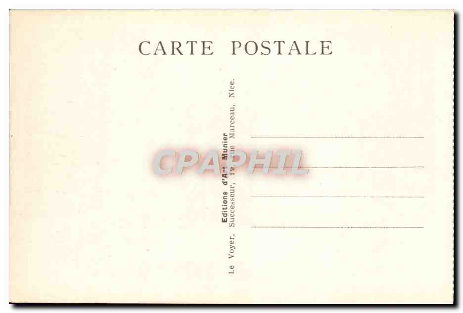 CPA Monte Carlo Le port — Rückseite