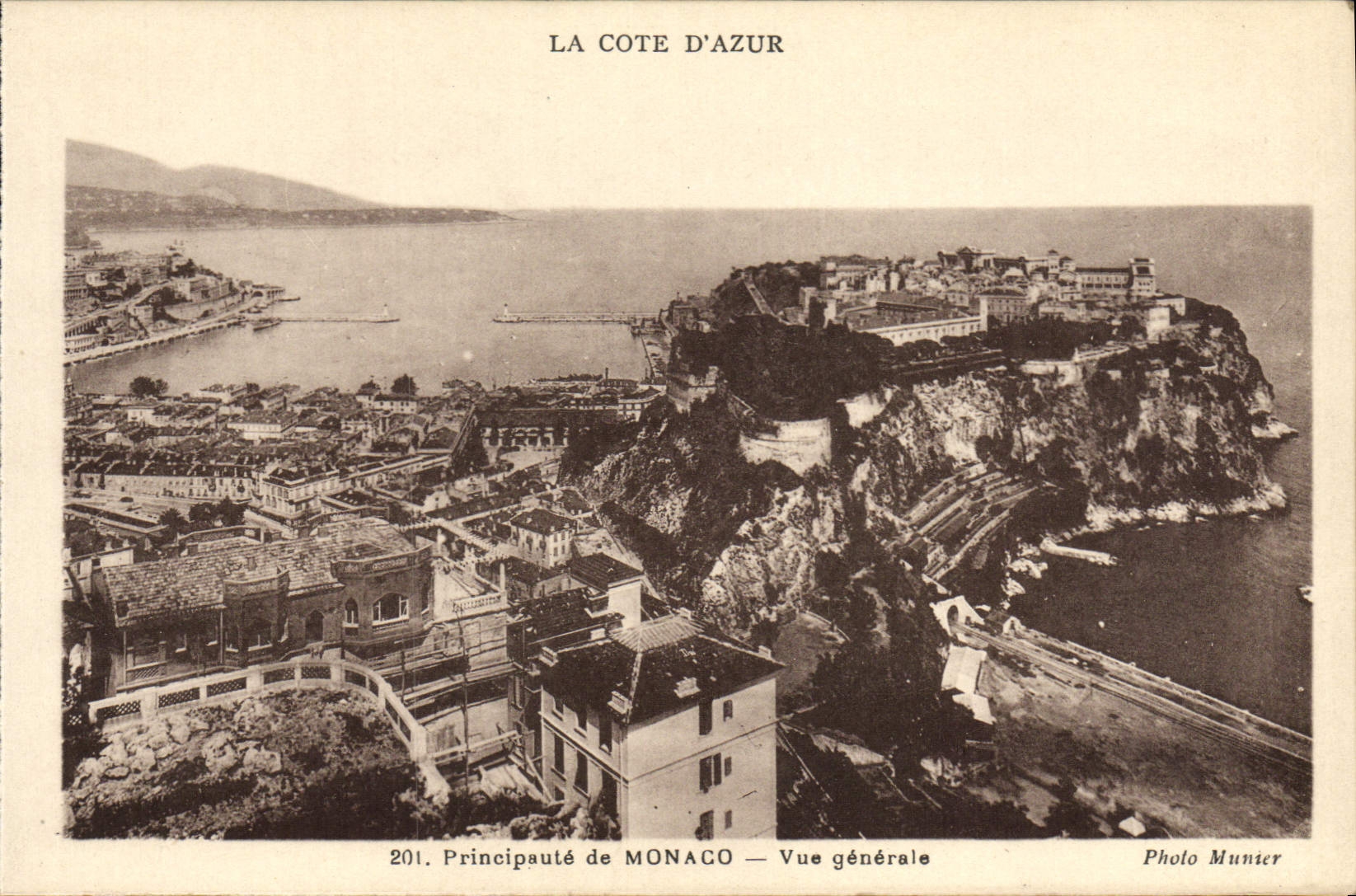 CPA Monaco Vue Generale
