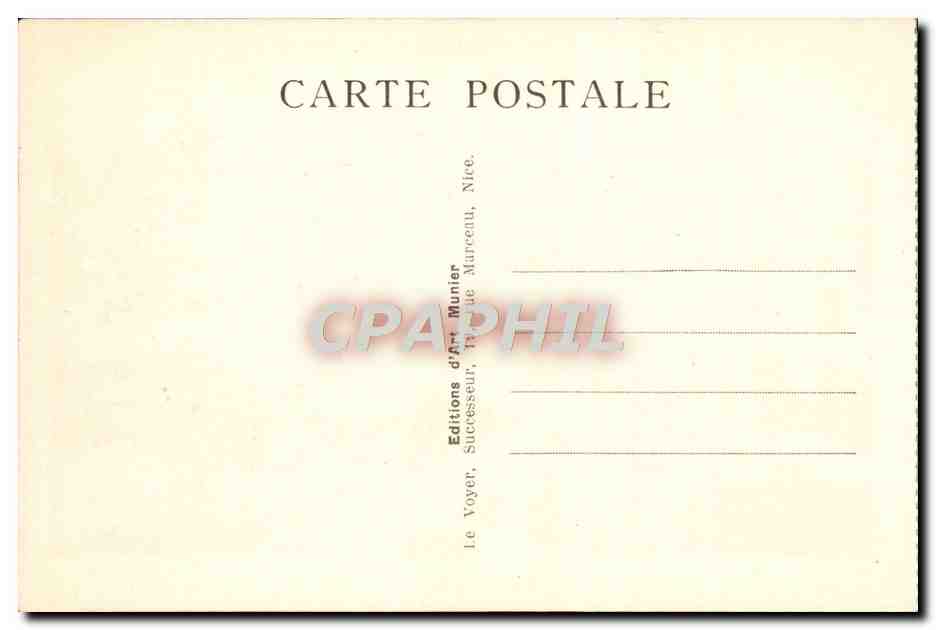 CPA Monaco Vue Generale — Verso