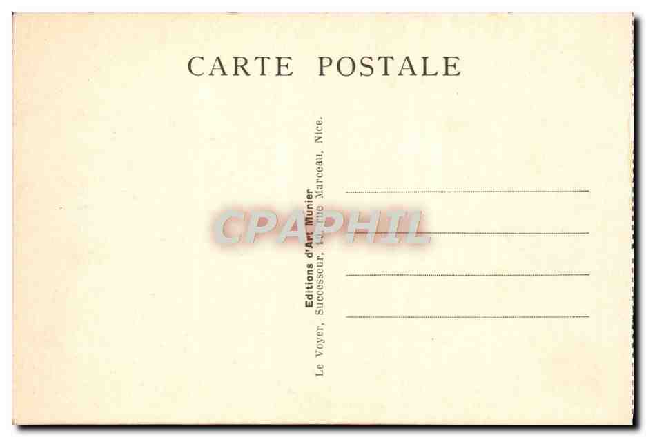 CPA Monaco Vue Generale — Rückseite