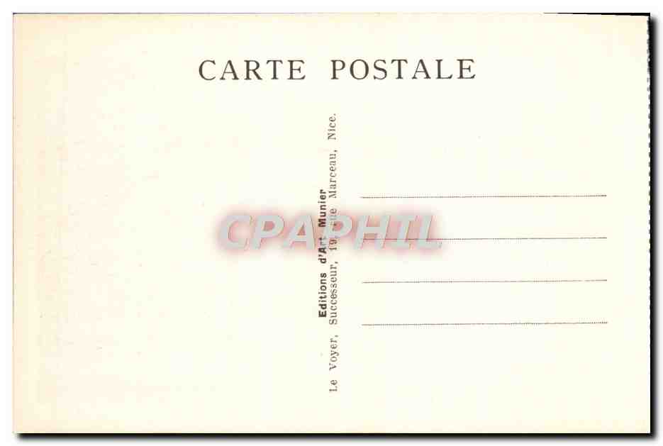 CPA Monaco Vue Generale — Rückseite