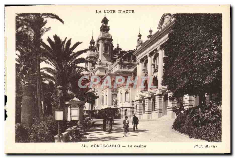 Monte-Carlo — Le casino — Photo Munier