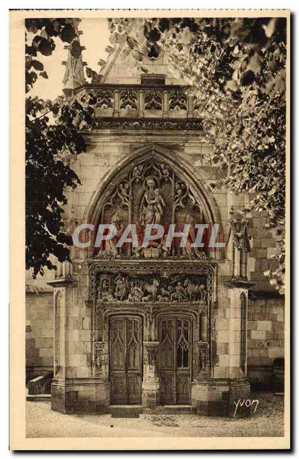 CPA Chateaux De La Loire Chateau Amboise Porte de la Chapelle St Hubert