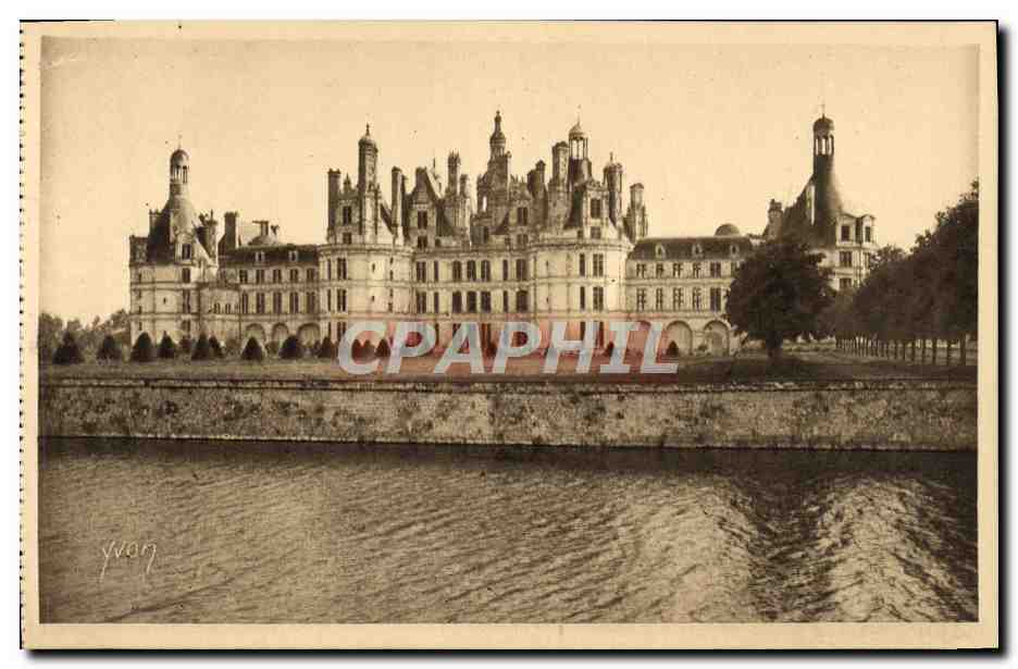 CPA Chateaux De La Loire Chateau de Chambord Facade Nord