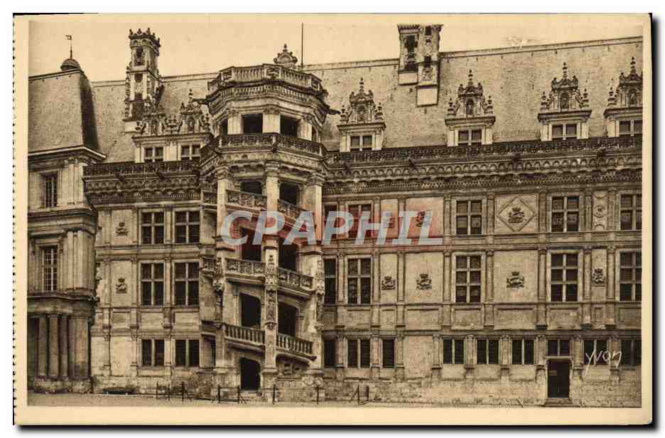 CPA Chateaux De La Loire Chateau de Blois Escalier Francois 1er