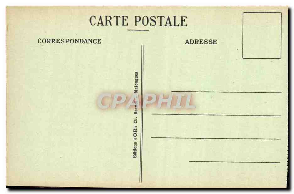 CPA Reims Le Monument de l'Armee Noire Militaria — Verso