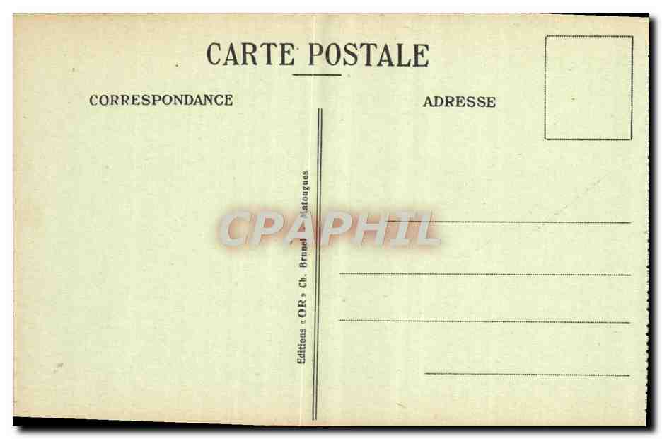CPA Reims Rue de Talleyrand Palais du Vetement Gilles Lafond  — Rückseite