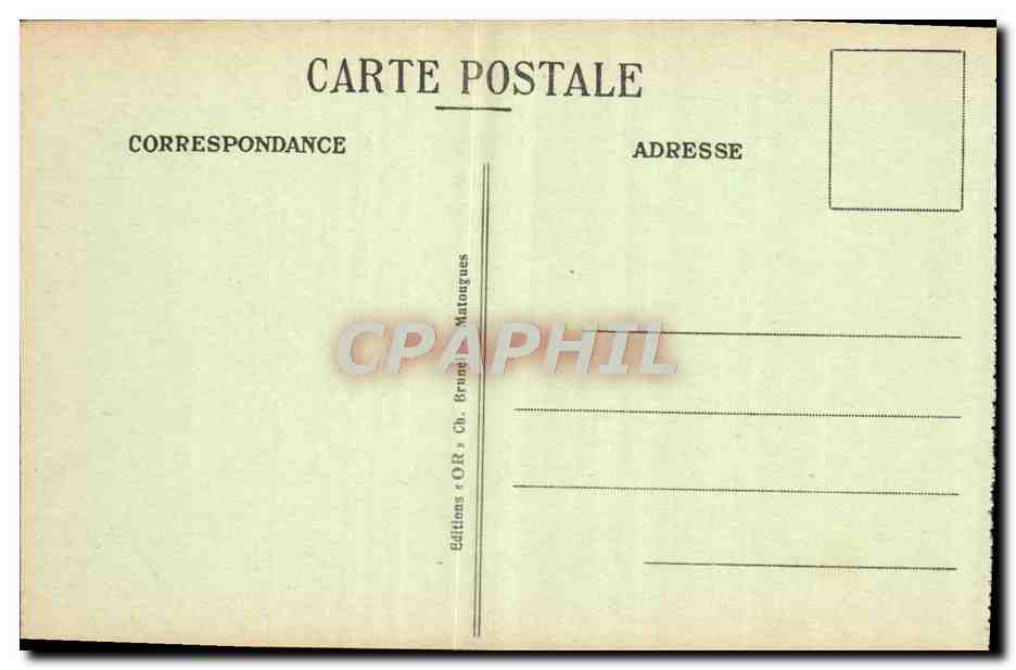 CPA Reims La Cathedrale mutilee Militaria — Rückseite