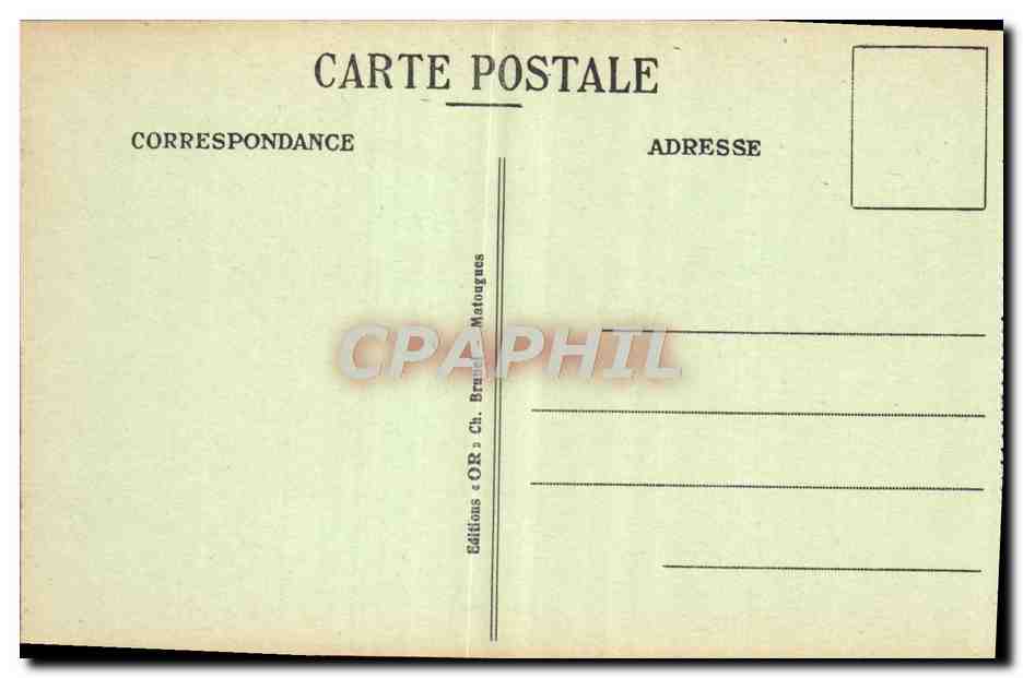 CPA Reims Rue de Vesle Joaillerie — Verso