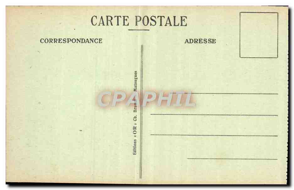 CPA Reims Interieur de la Cathedrale Militaria — Verso