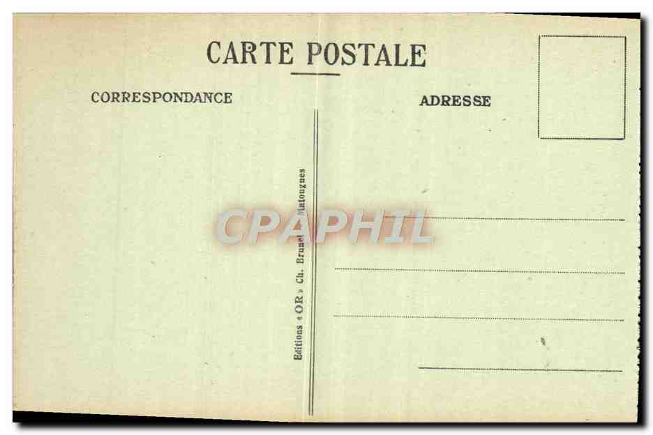 CPA Reims Panorama Quartier Saint Andre Ceres Militaria — Verso