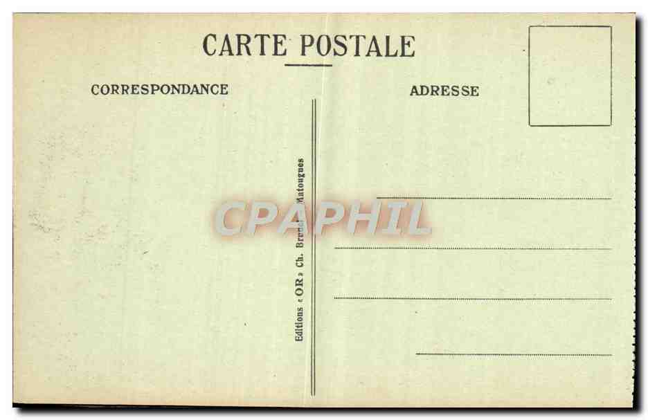 CPA Reims Le Monument des Infirmieres  — Verso