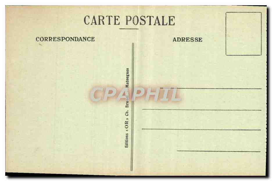 CPA Fort de la Pompelle Rempart Sud Ouest Militaria  — Rückseite
