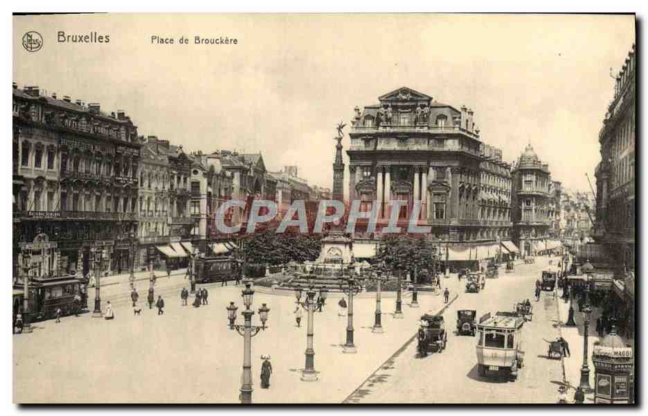 CPA Bruxelles Place de Brouckere 