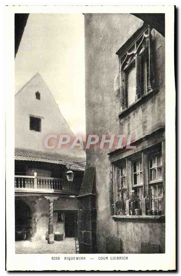 Riquewihr — Cour Liebrich — Braun & Cie, Imp. Mulhouse-Dornach