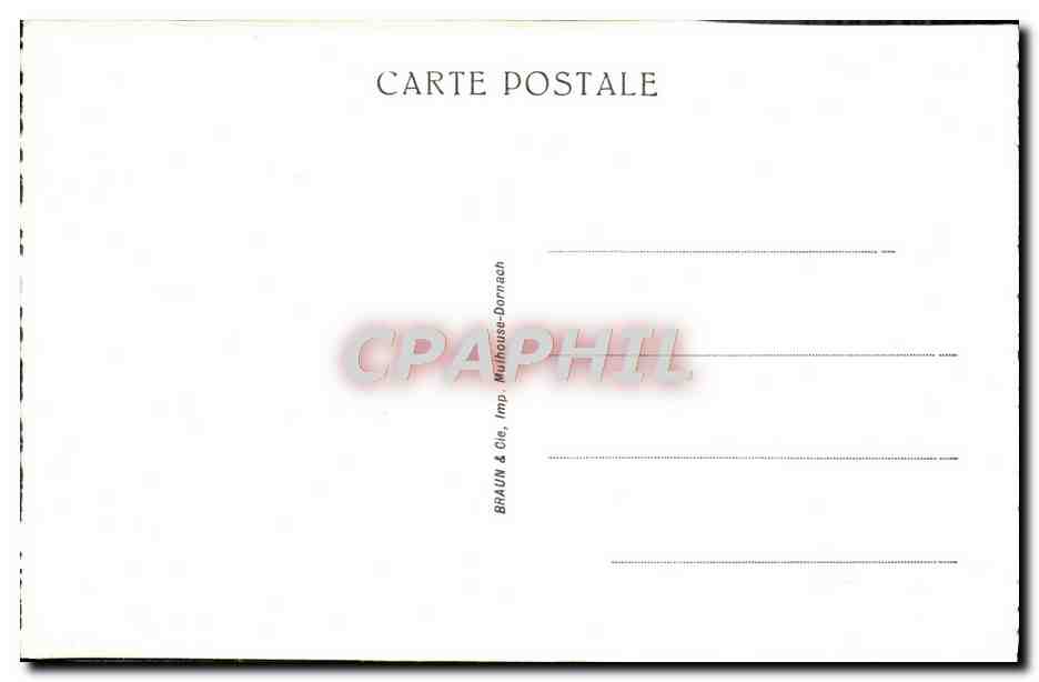 Riquewihr — Cour Liebrich — Braun & Cie, Imp. Mulhouse-Dornach — Verso