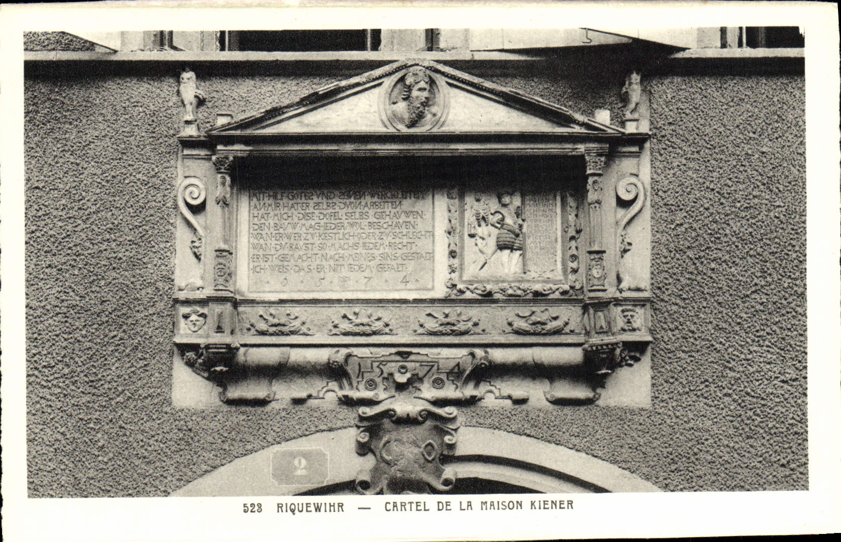 Riquewihr — Cartel de la Maison Kiener — Édition Fr. Bercchy